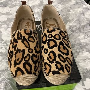 Sam Edelman cheetah espadrilles